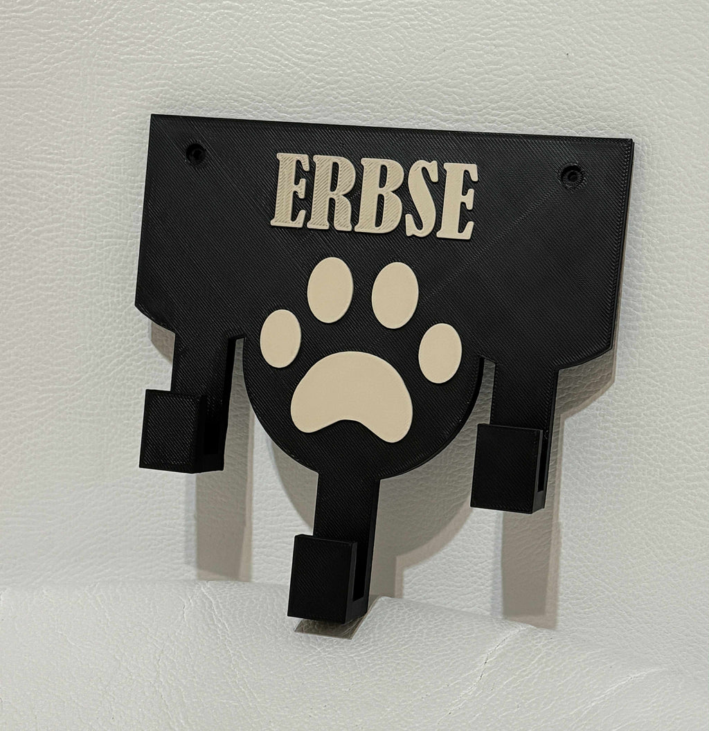 🐾 Soporte de Correas de Perro Personalizado – Estilo y Organización para tu Mascota 🐶