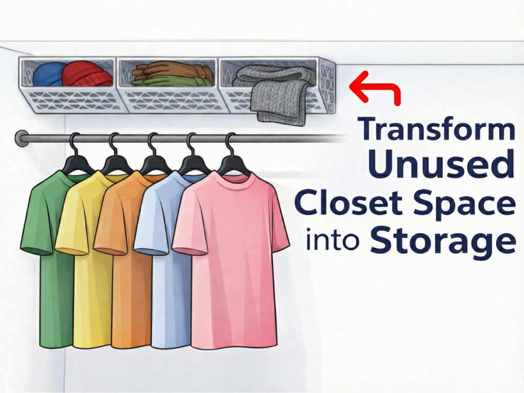📦 Estante de Almacenamiento Superior para Armario – Optimiza tu Espacio con Estilo ✨