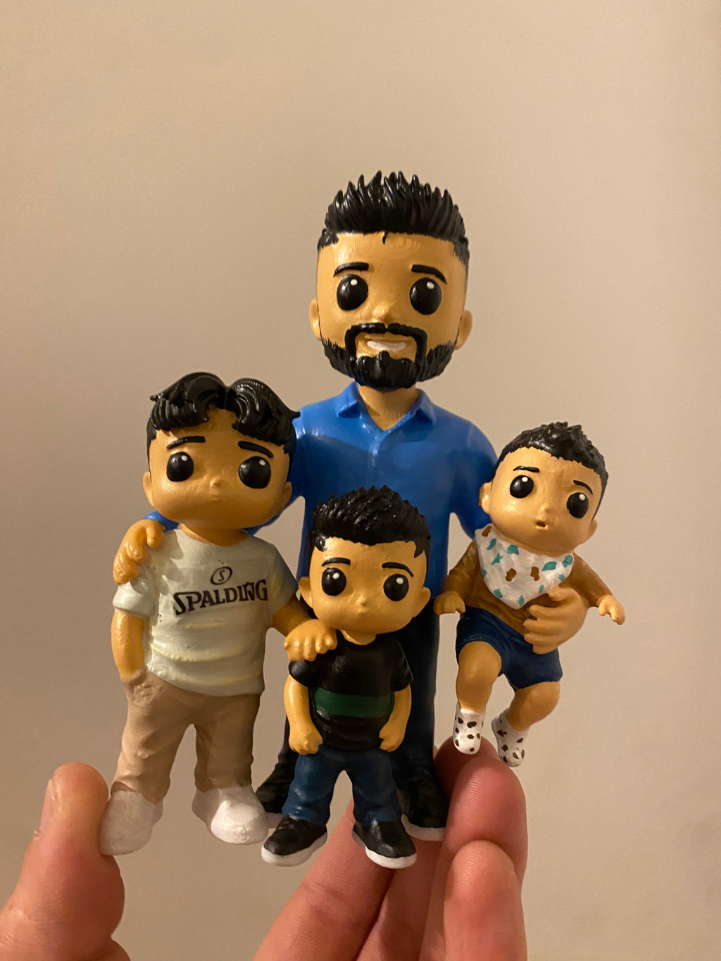 Funko Personalizado Pareja + 2 Perros 🐶🐶 | Figura 3D Única en Chile