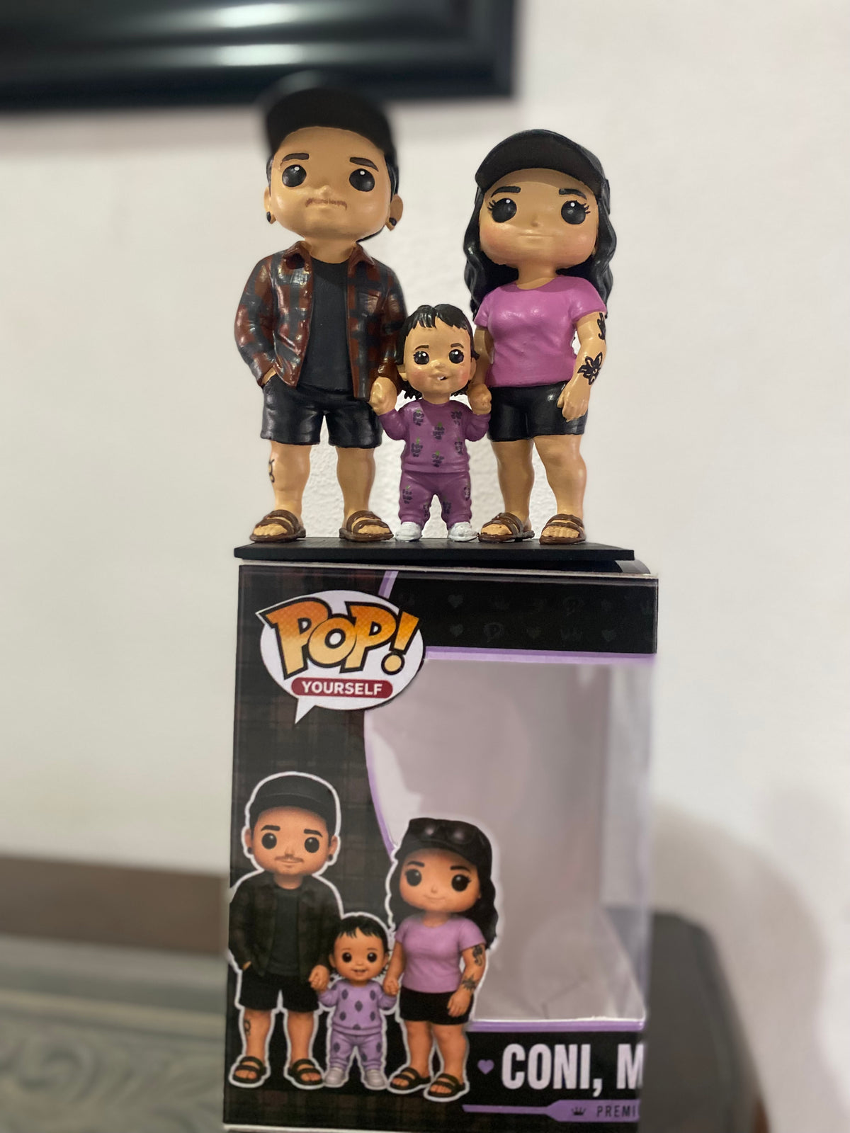 Funko Personalizado Pareja + Perro 🐶 | Figura 3D Única en Chile