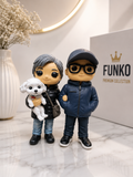 Funko Personalizado Pareja + Perro 🐶 | Figura 3D Única en Chile