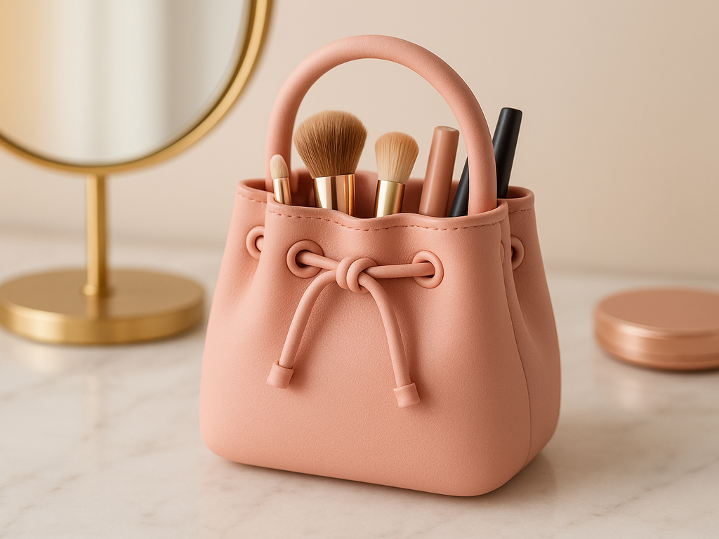 🌟 Organizador Escultórico de Brochetas de Maquillaje – Arte y Funcionalidad para tu Belleza 💄