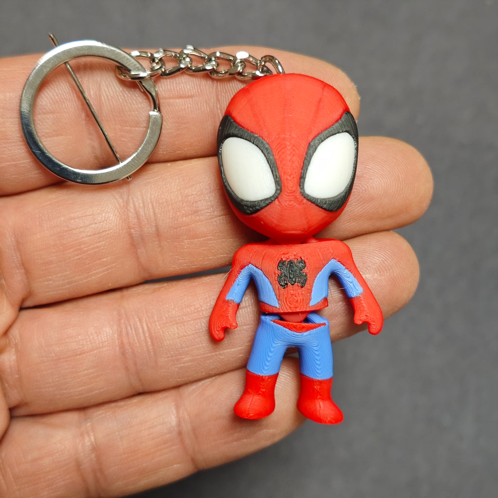🔑 Llaveros Mini Flexi de Spider-Man – Aventuras y Agilidad en tus Llaves 🕷️
