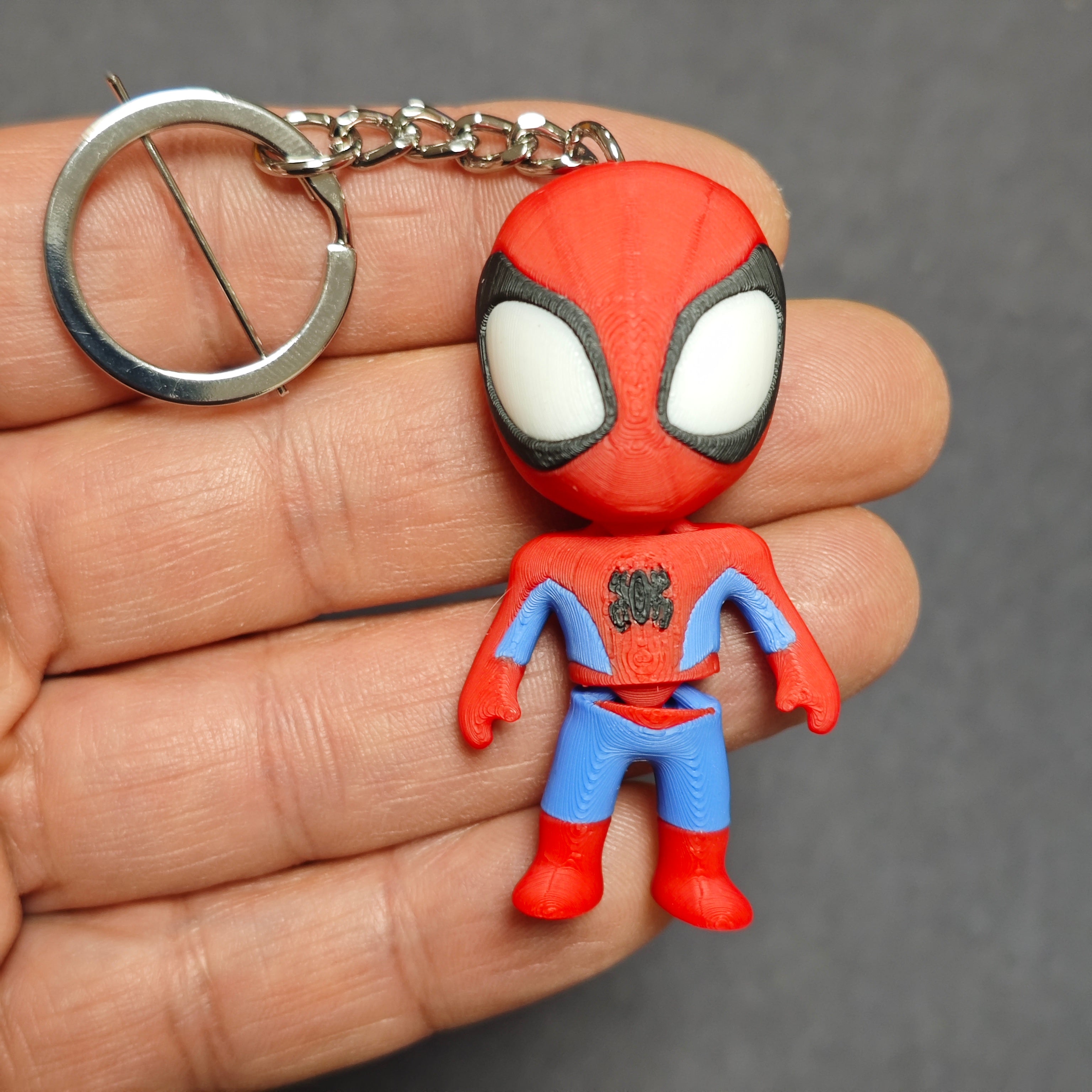 🔑 Llaveros Mini Flexi de Spider-Man – Aventuras y Agilidad en tus Llaves 🕷️