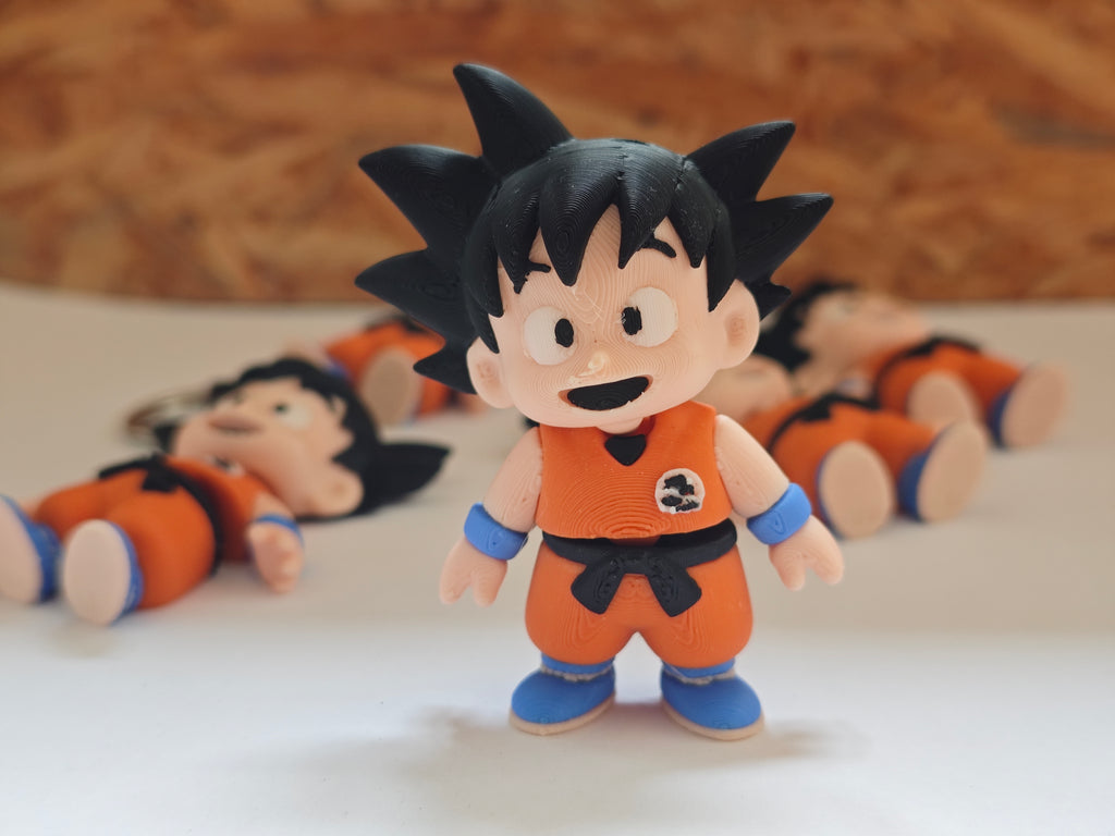 🔑 Llaveros Mini Flexi de Goku – Poder y Aventura en tu Llavero