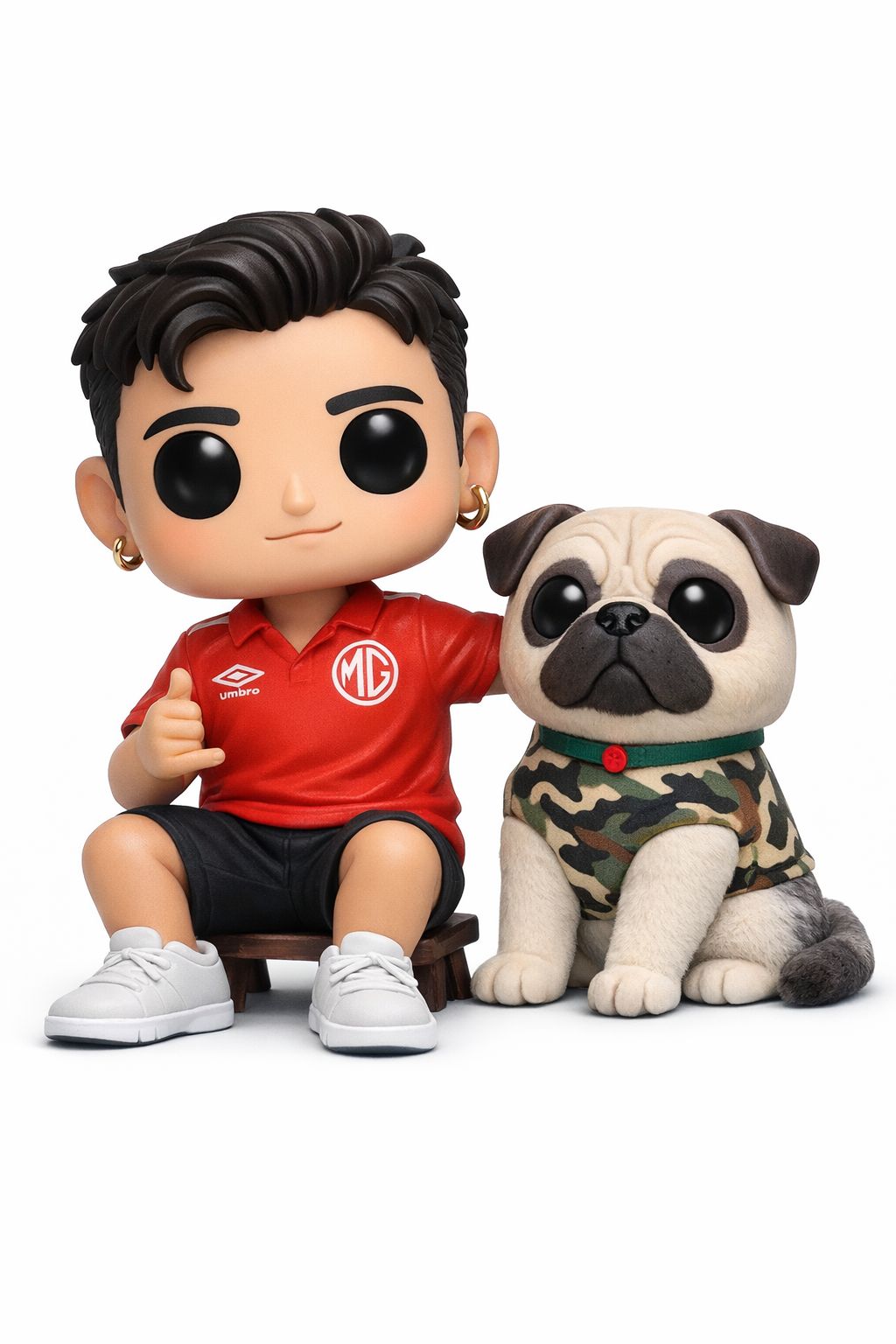 Funko Personalizado Joven + Perro 🐶 | Figura 3D Única en Chile