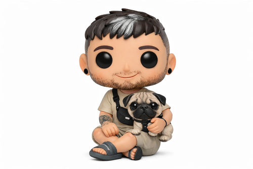 Funko Personalizado Joven + Perro 🐶 | Figura 3D Única en Chile