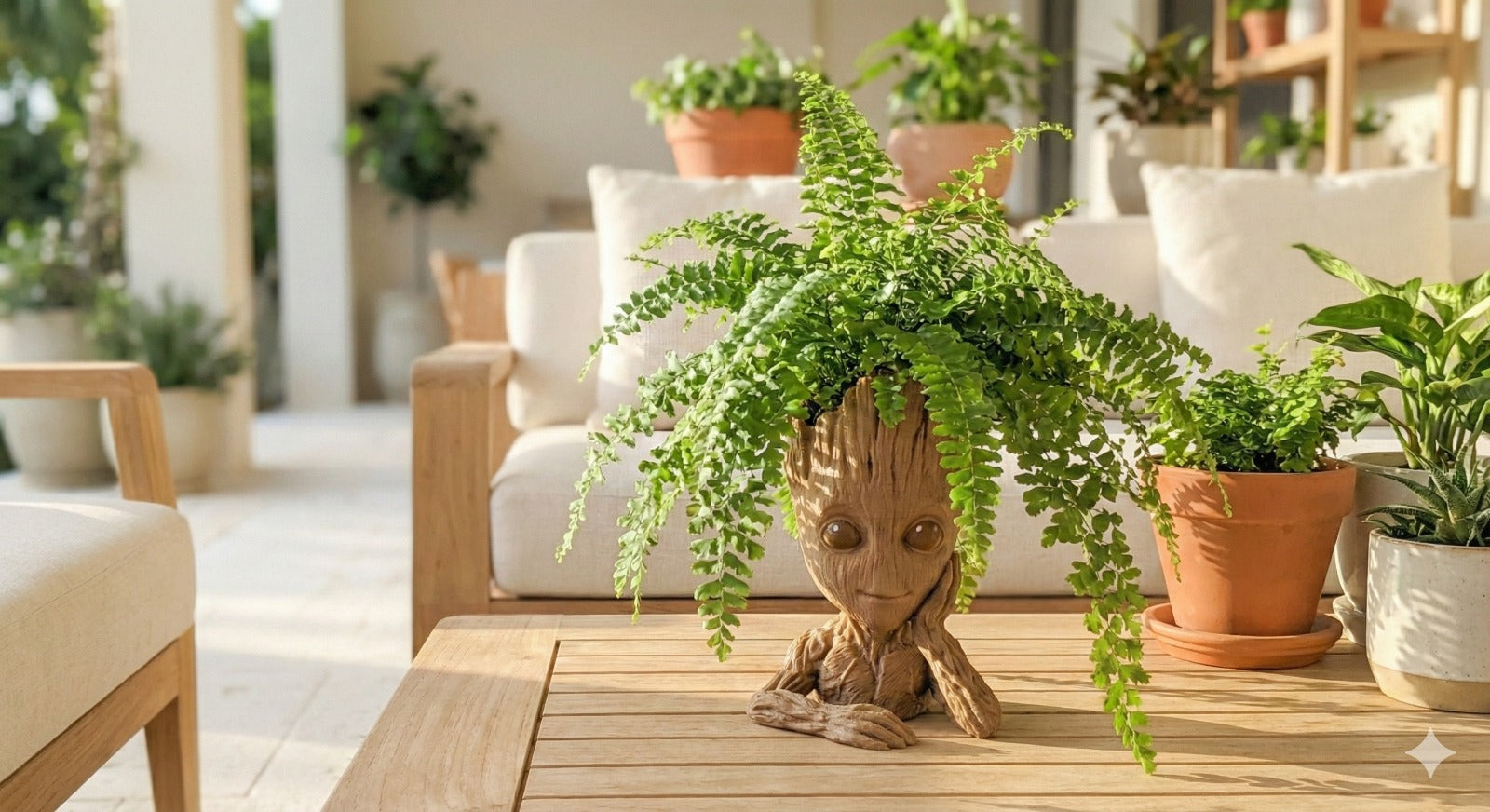 🌱✨ Macetero Groot – ¡Yo Soy Groot! ✨🌱